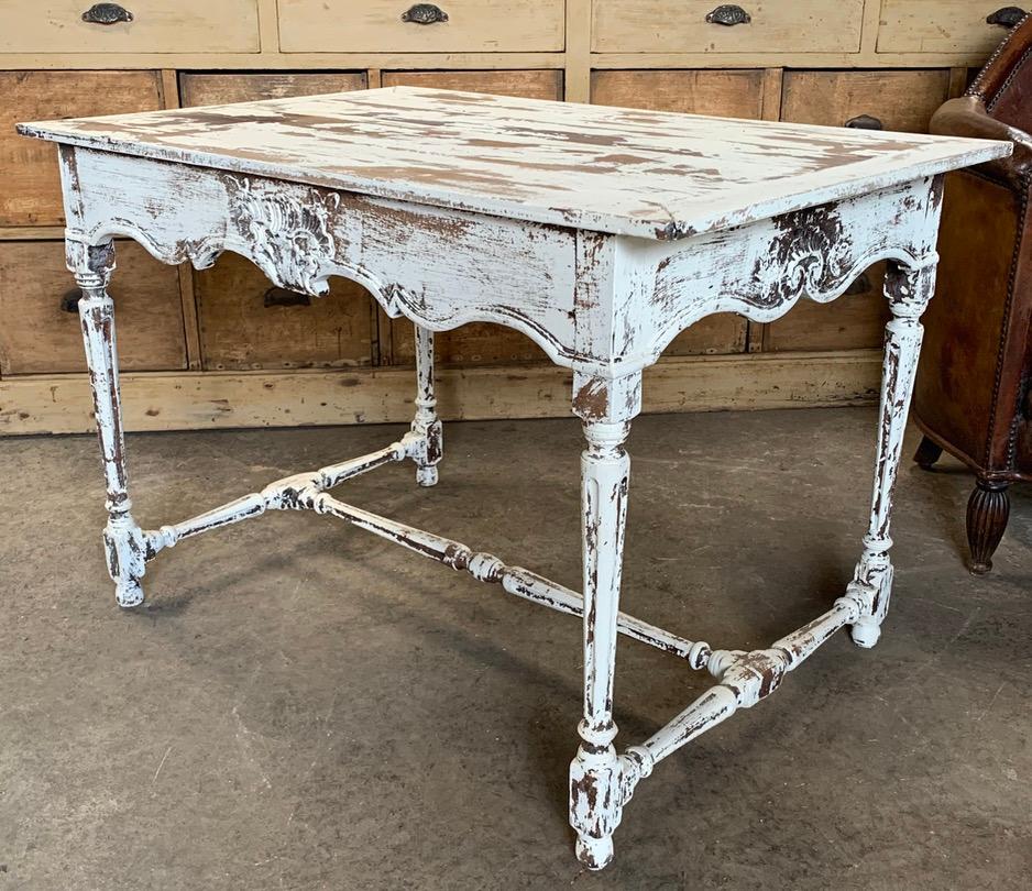 Wood Antique French Table For Sale