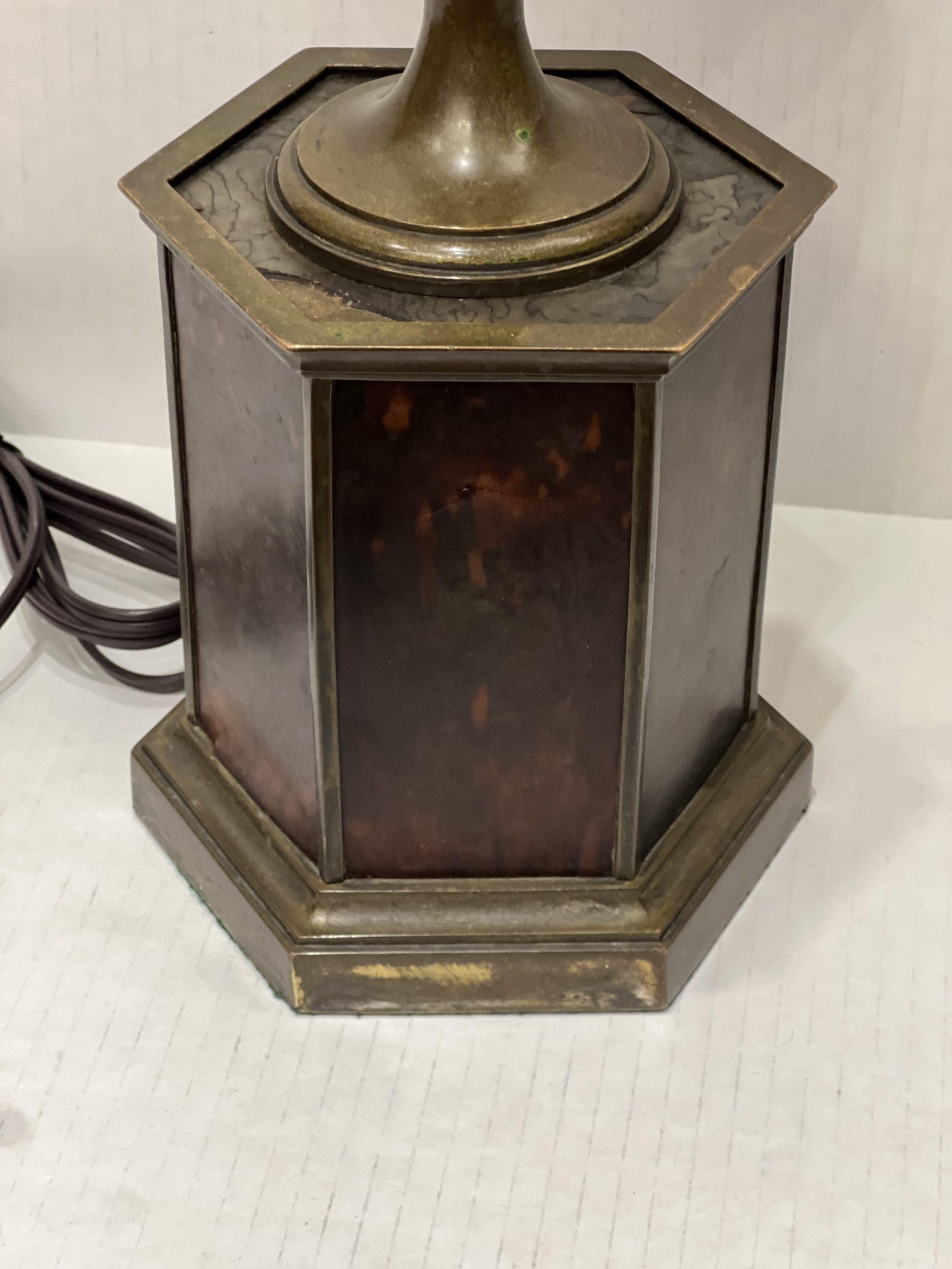 Antique French Table Lamp In Good Condition For Sale In New York, NY