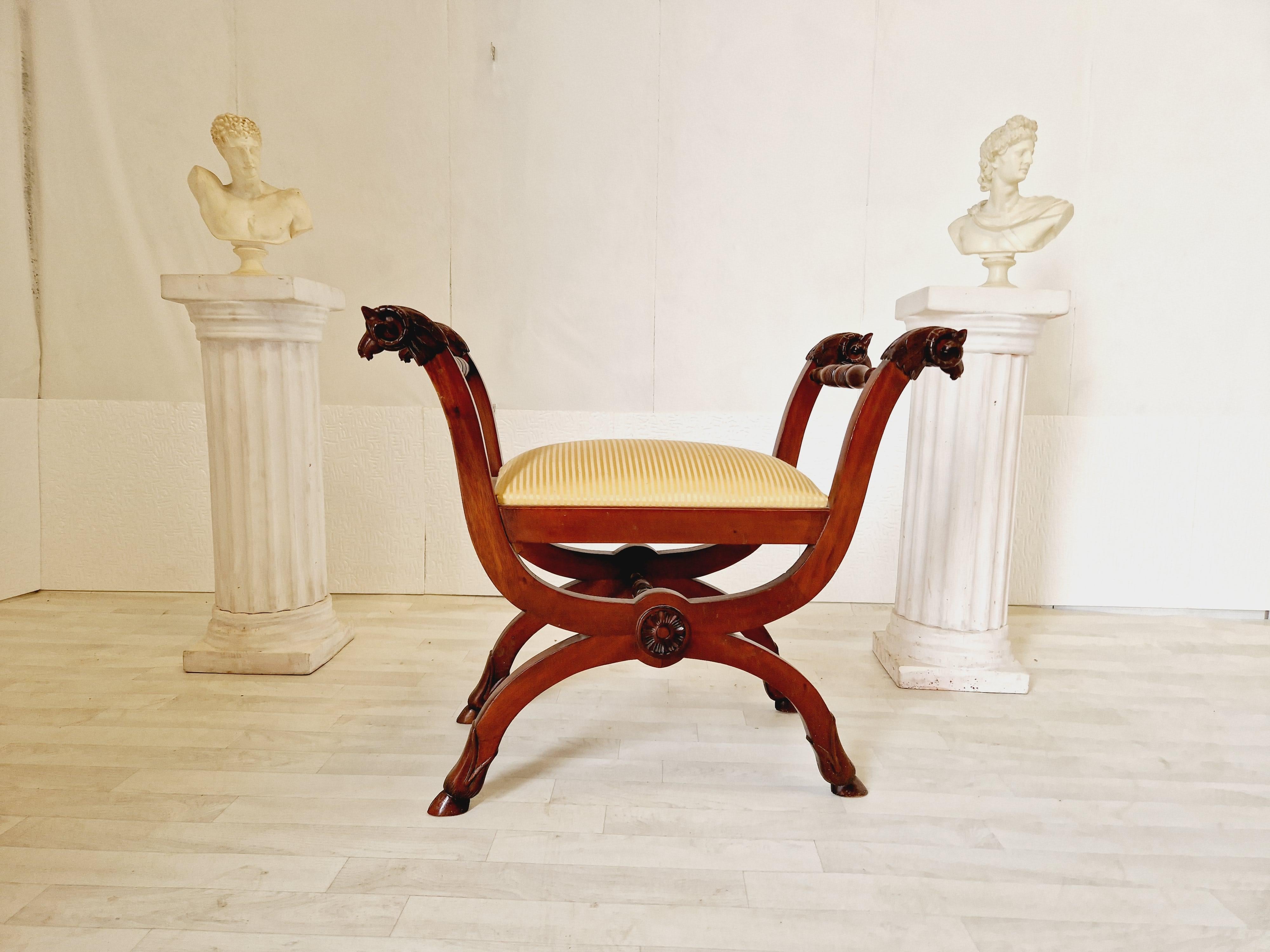 Sedile Tabouret francese antico in vendita 3