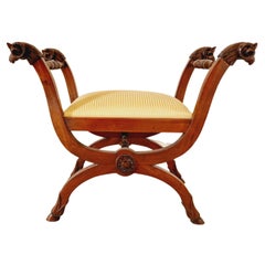 Antique French Tabouret Seat