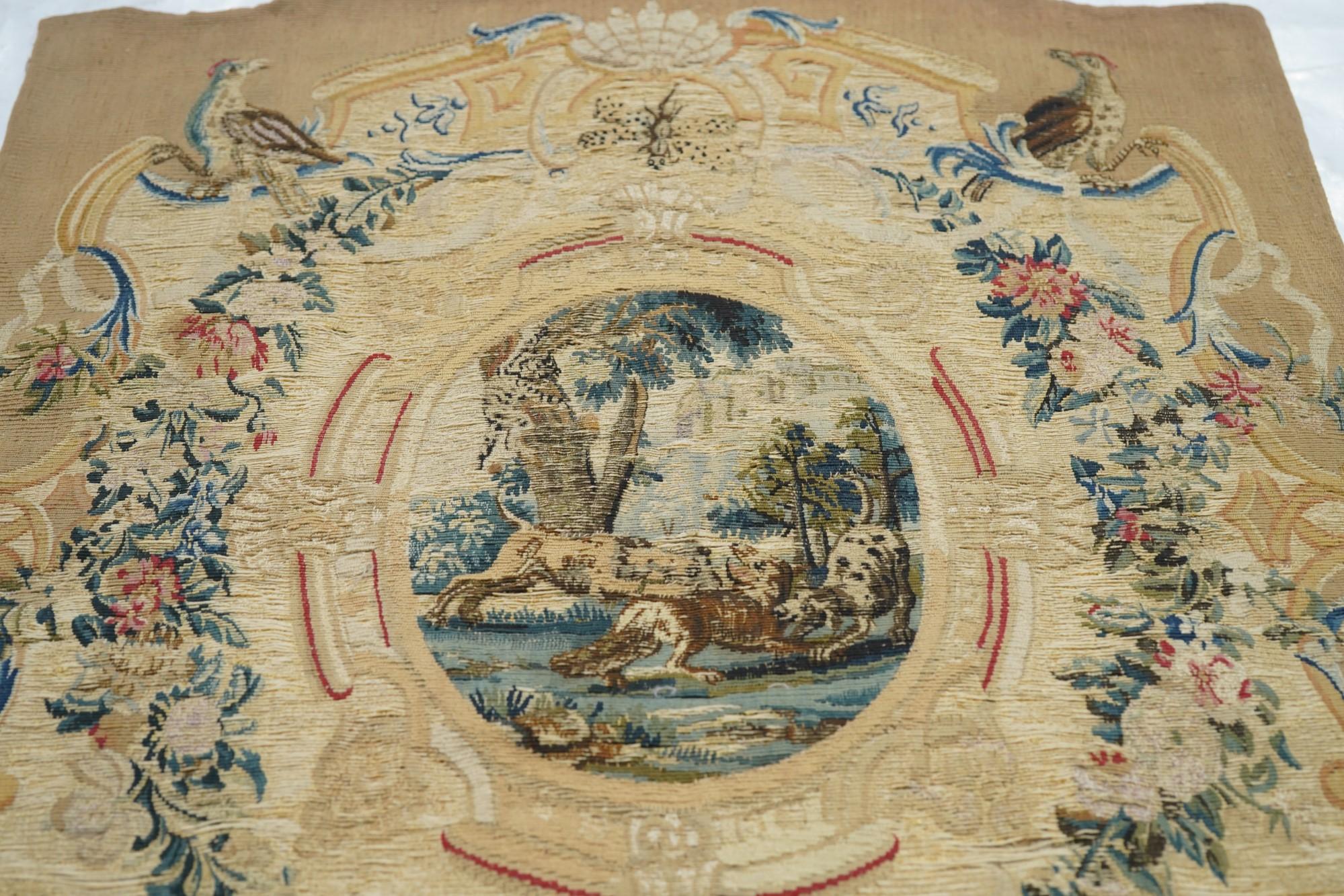 Antique French Tapestry For Sale 2