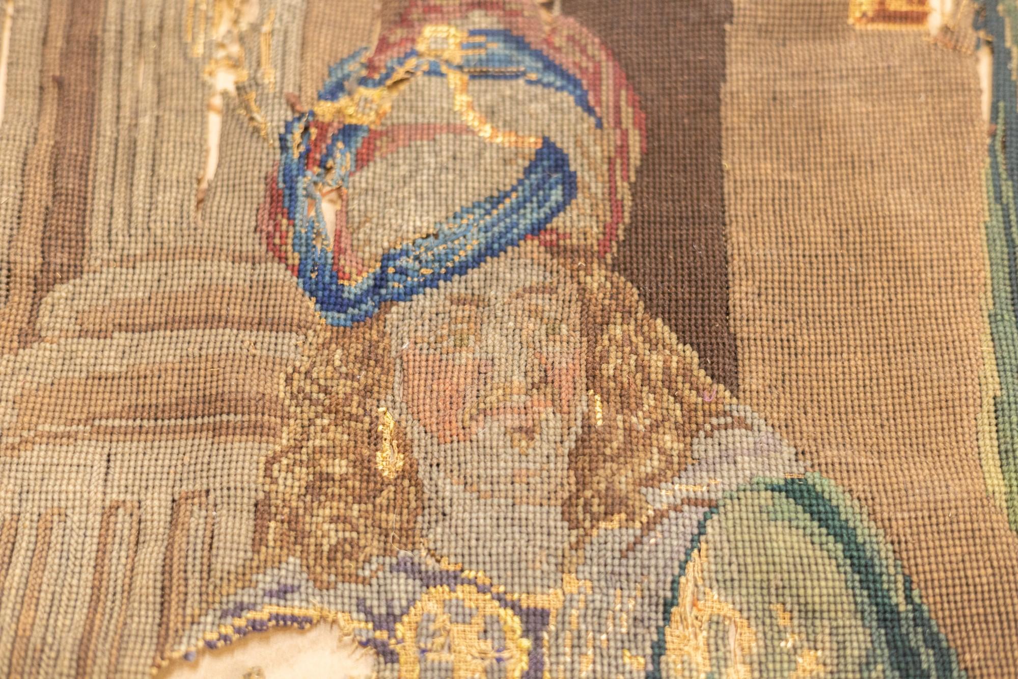 Antiker französischer Wandteppich 3'5