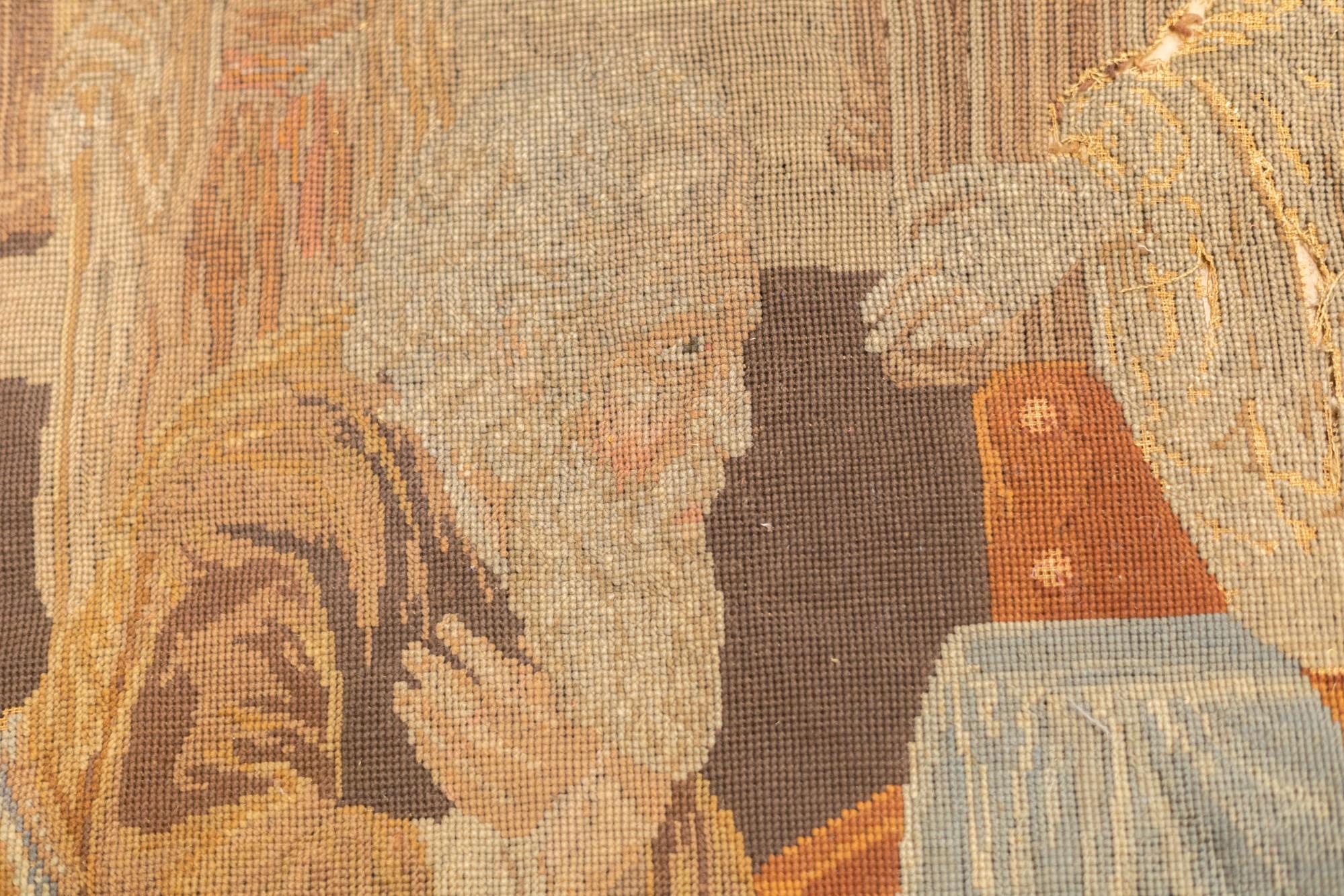 Antiker französischer Wandteppich 3'5