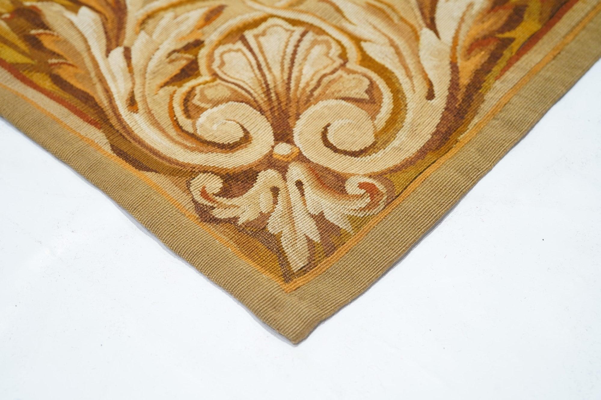 Antique French Tapestry 4'2'' x 10'2''.