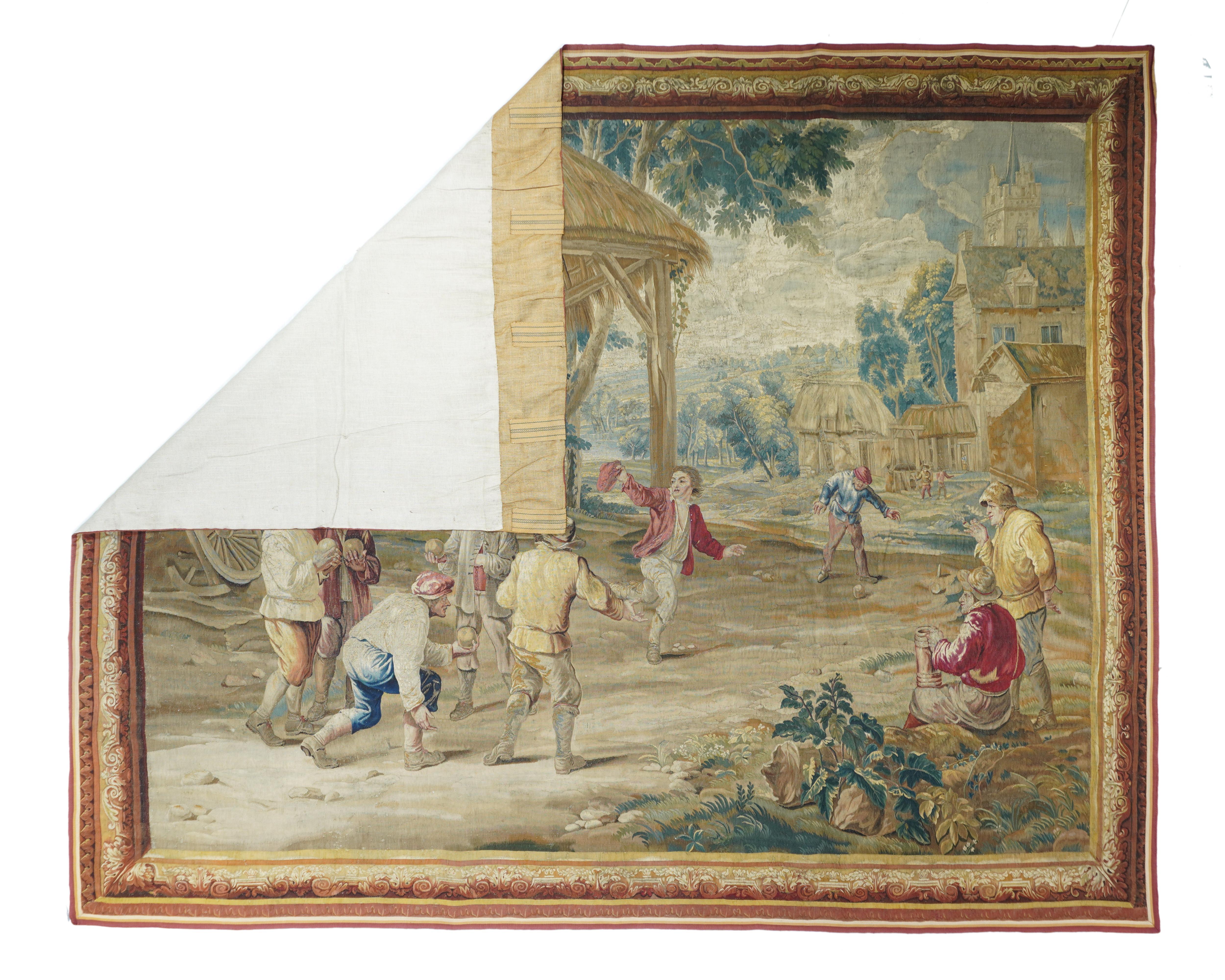 Antique French Tapestry 8'5