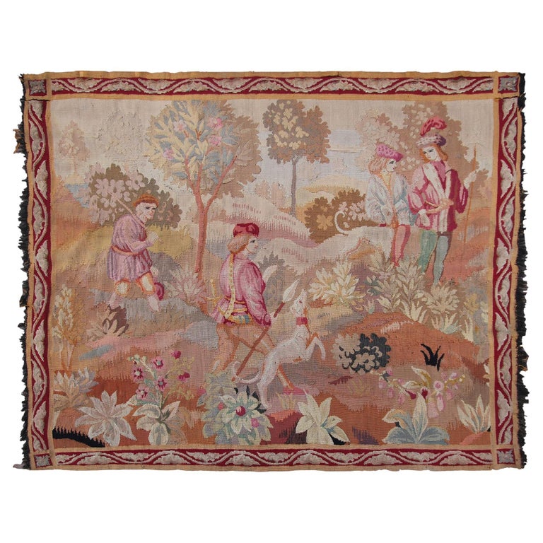 Antique French Tapestry Antique Tapestry Handmade Tapestry Verdure Tapestry For Sale at 1stDibs