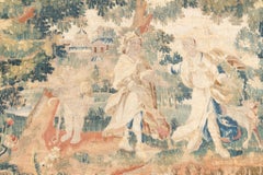 Antique French tapestry, Aubusson, wall hanging