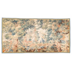 Antique French tapestry, Aubusson, wall hanging