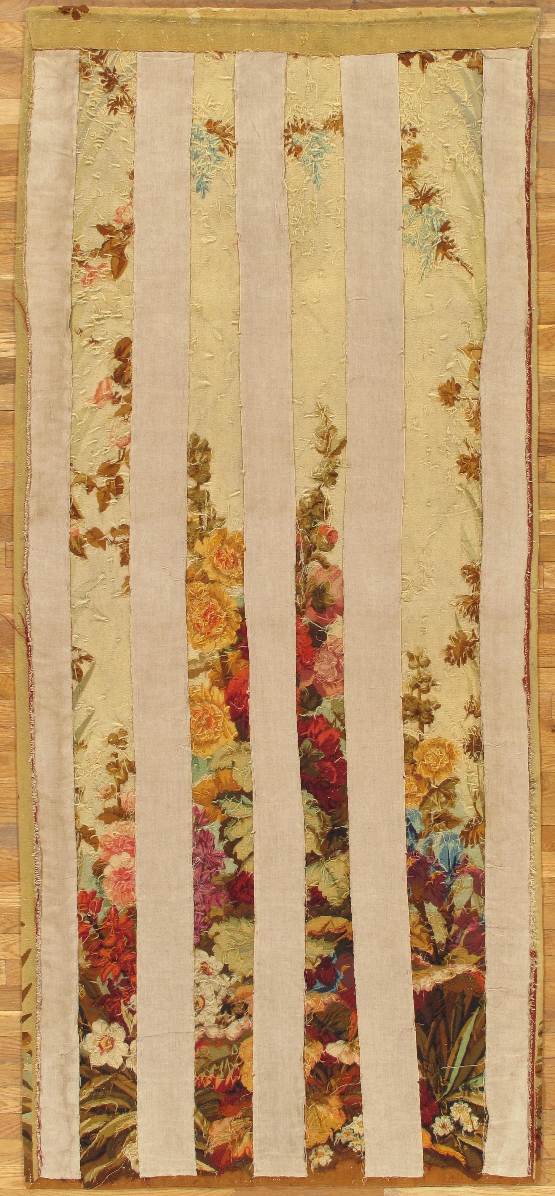 Antique French Tapestry Circa 1900 in Soft Autumnal Colors For Sale 2