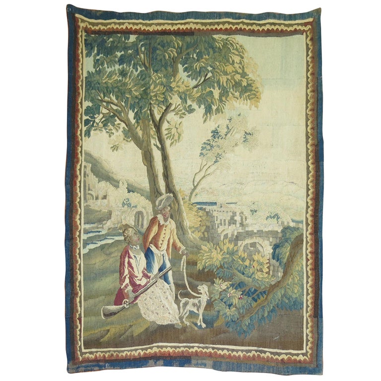 Antique French Tapestry For Sale