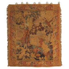 Arazzo Aubusson Verdure francese della fine del XIX secolo in stile Luigi XV