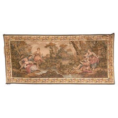 Tapisserie française ancienne JP Paris 195 x 90 cm