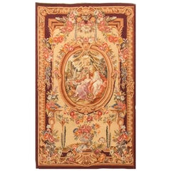 Panneau de tapisserie français ancien, datant d'environ 1890  3'4 x 5'6