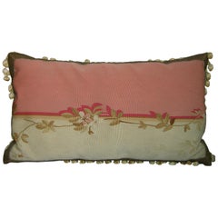 Antique French Tapestry Pillow, circa 1850
