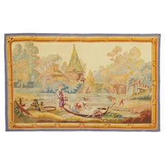 Antique French Tapestry Rug 2'6'' x 4'0''