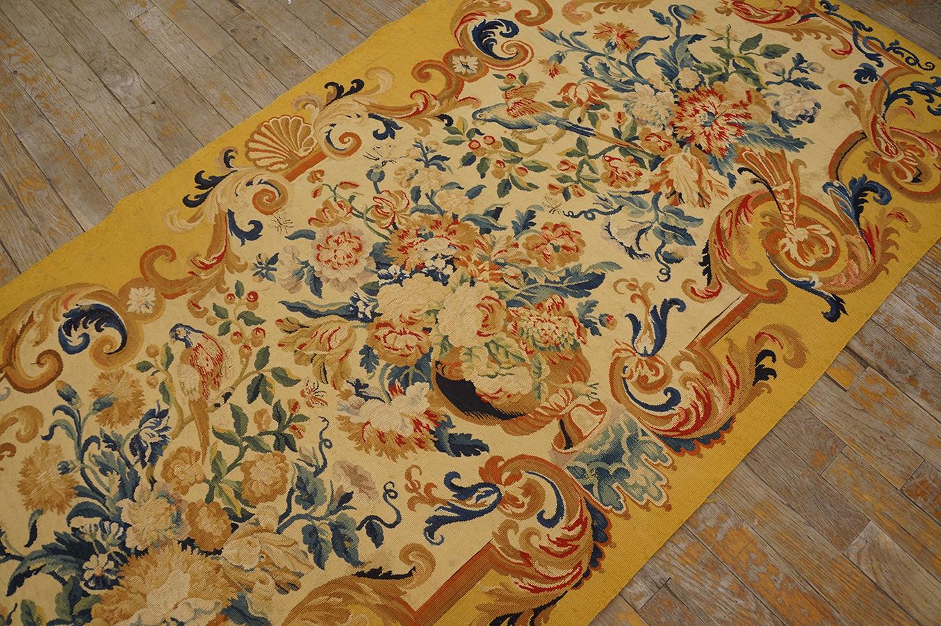 Early 18th Century French Tapestry ( 3' X 6' - 90 X 185 ) For Sale 3