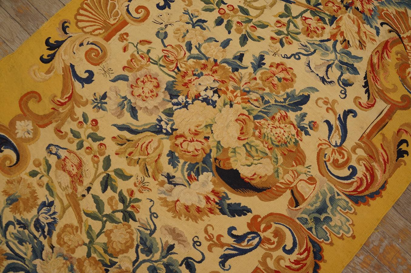 Französischer Wandteppich des frühen 18. Jahrhunderts ( 3' X 6' - 90 X 185) im Angebot 1