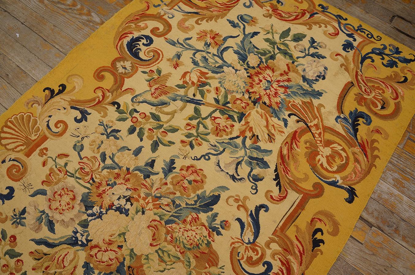 Französischer Wandteppich des frühen 18. Jahrhunderts ( 3' X 6' - 90 X 185) im Angebot 2