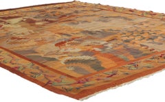 Late 19th Century French Aubusson Tapestry in Rococo Revival Style