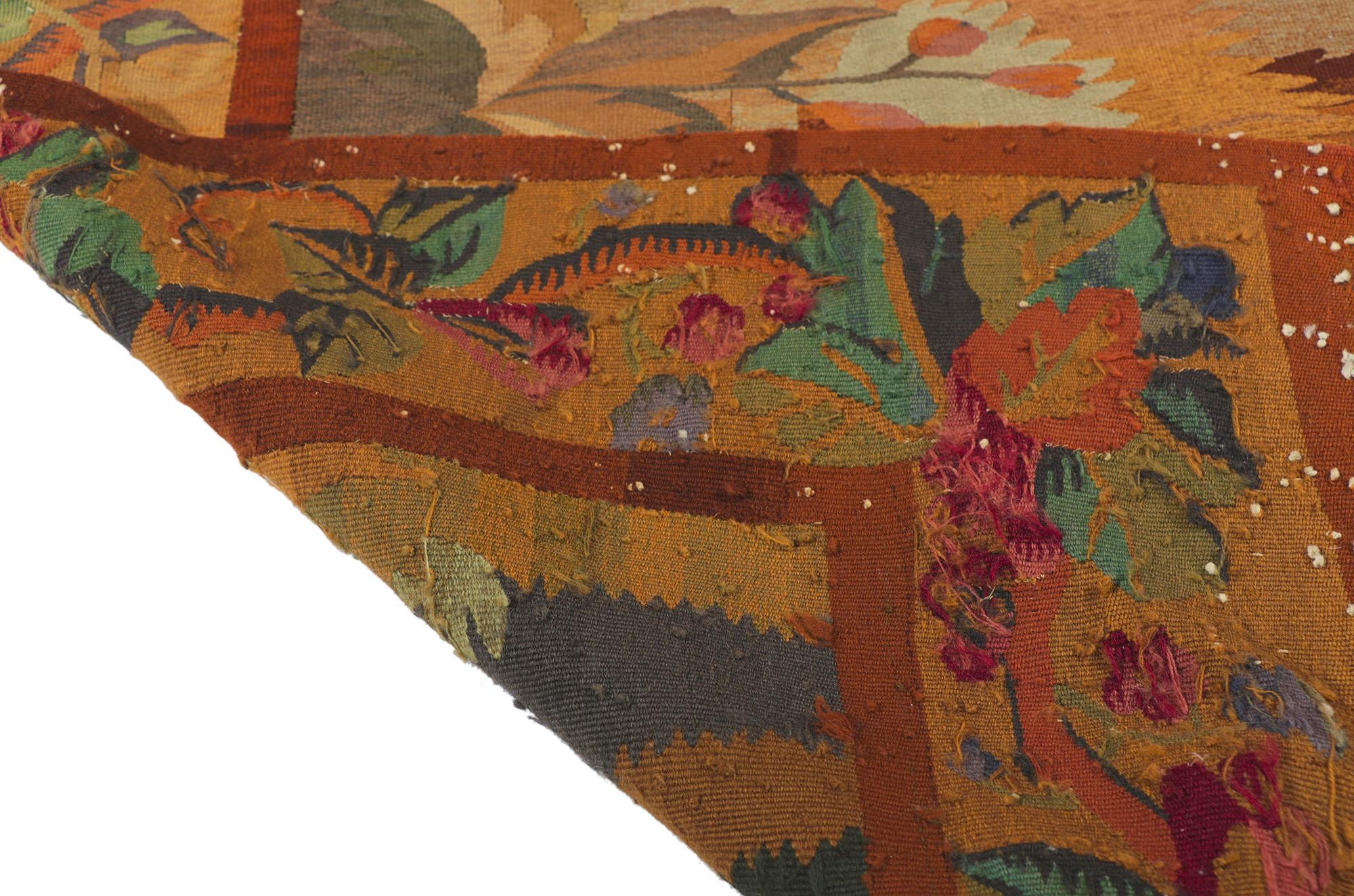 Tissé à la main Tenture en tapisserie française ancienne en vente