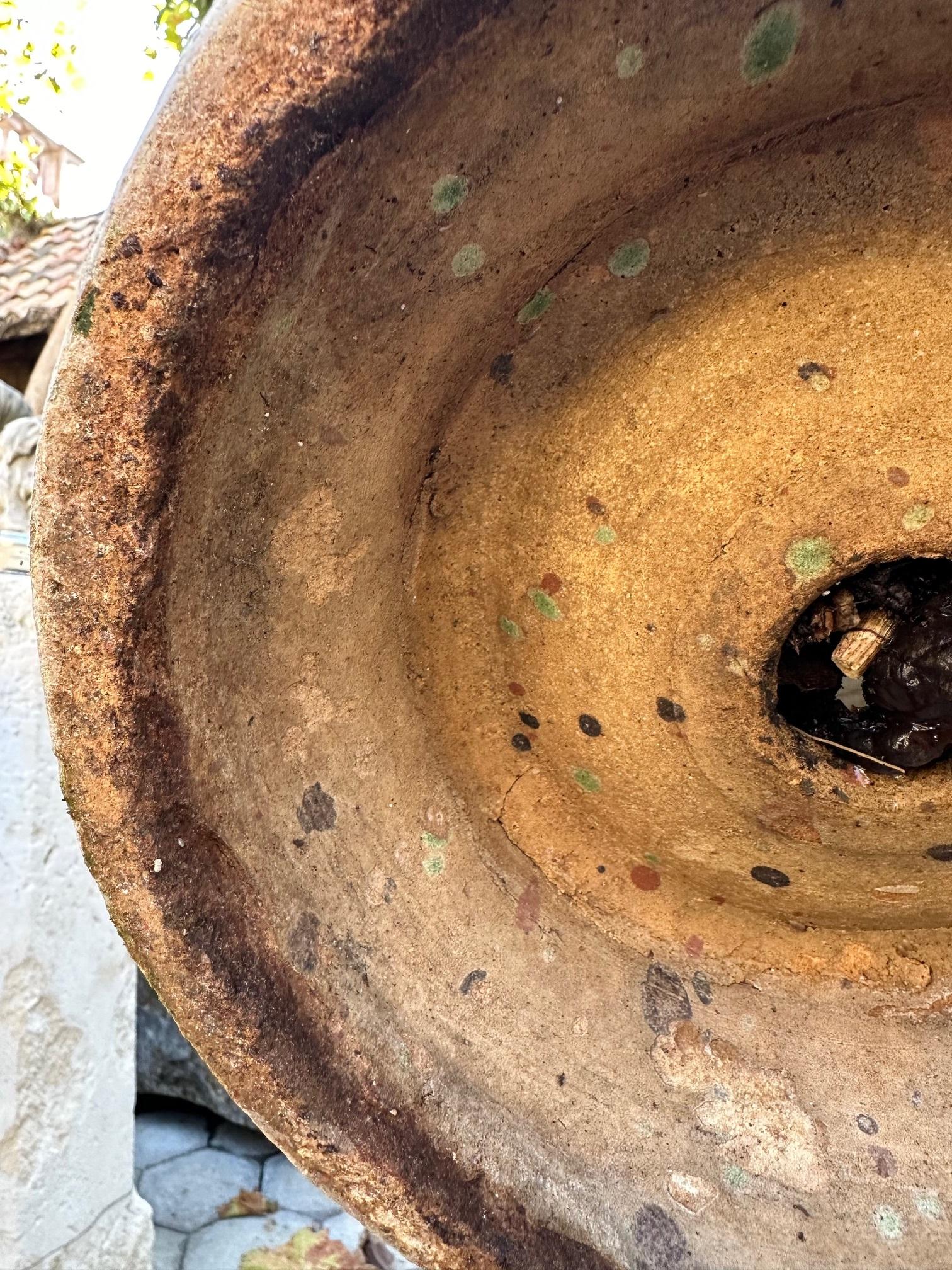 Antike Französisch Terrakotta Pflanzer Anduze Farbe Übertopf jardinière Urne Topf LA CA im Angebot 11