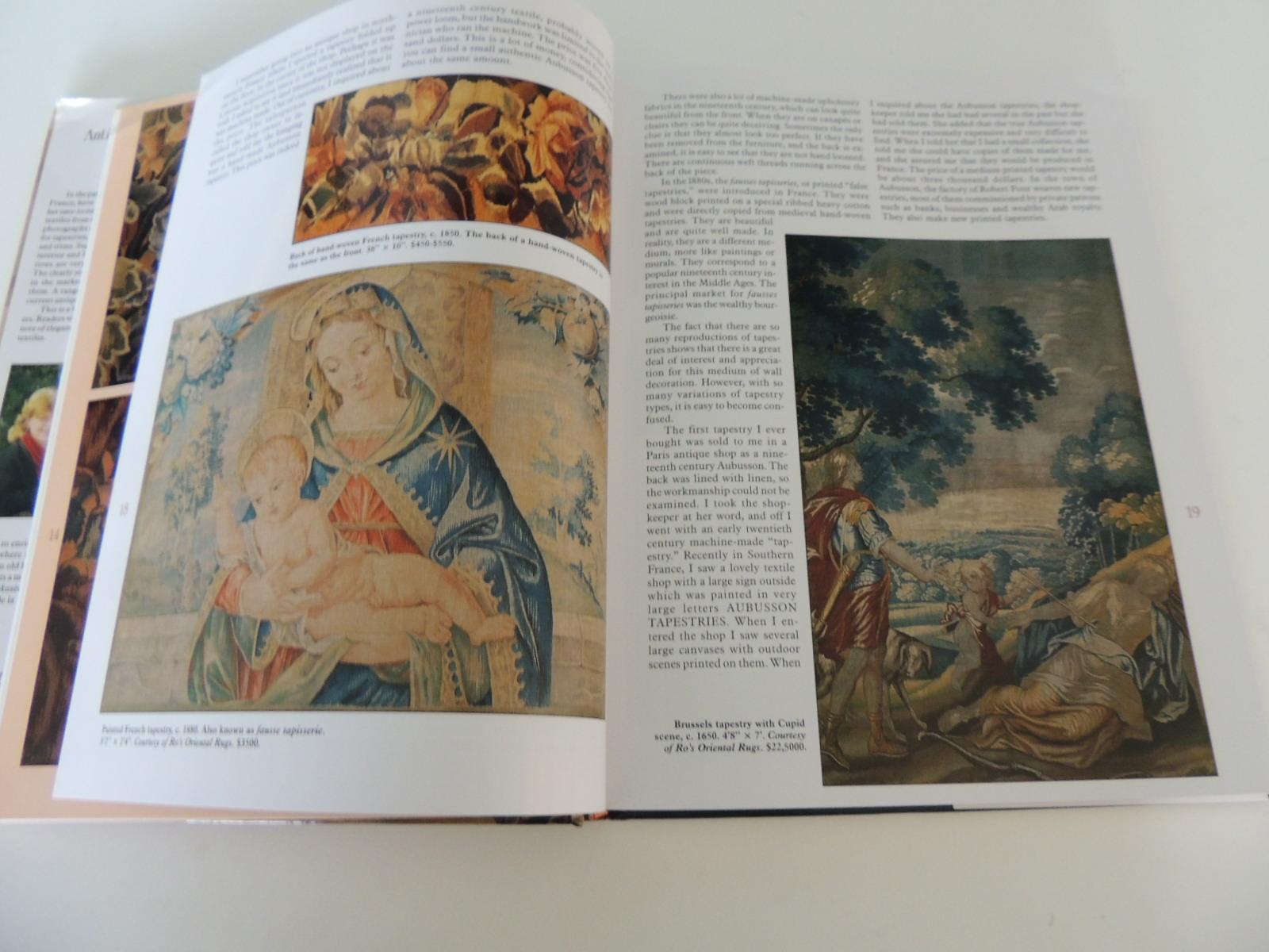 Machine-Made Antique French Textiles for Designers Hardcover Book For Sale