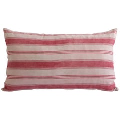 Antique French Ticking Accent Pillow