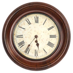 Antique French TOLE Clock Dial Face by Japy Freres, Industrial, Fully Working