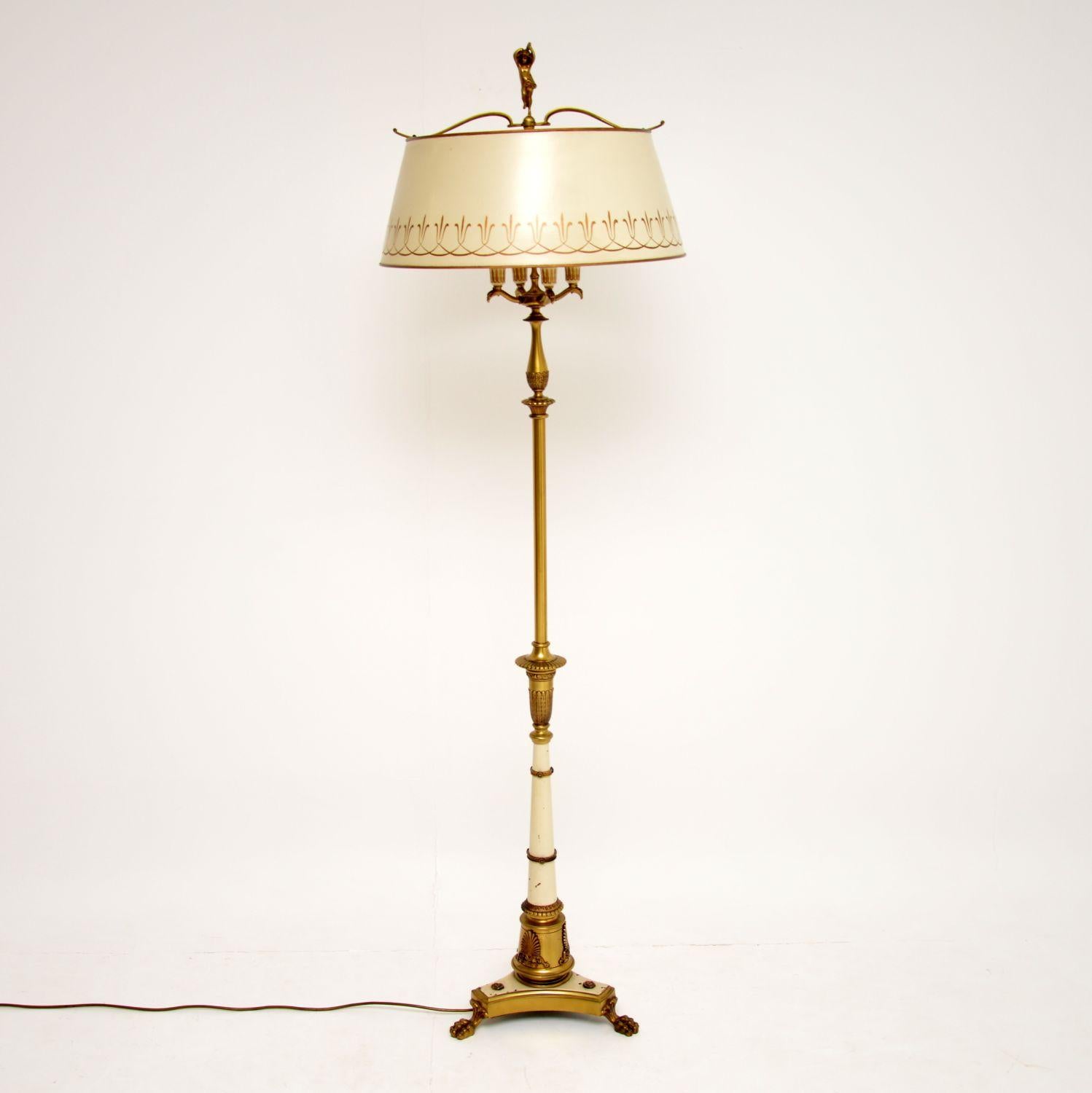 vintage tole floor lamp