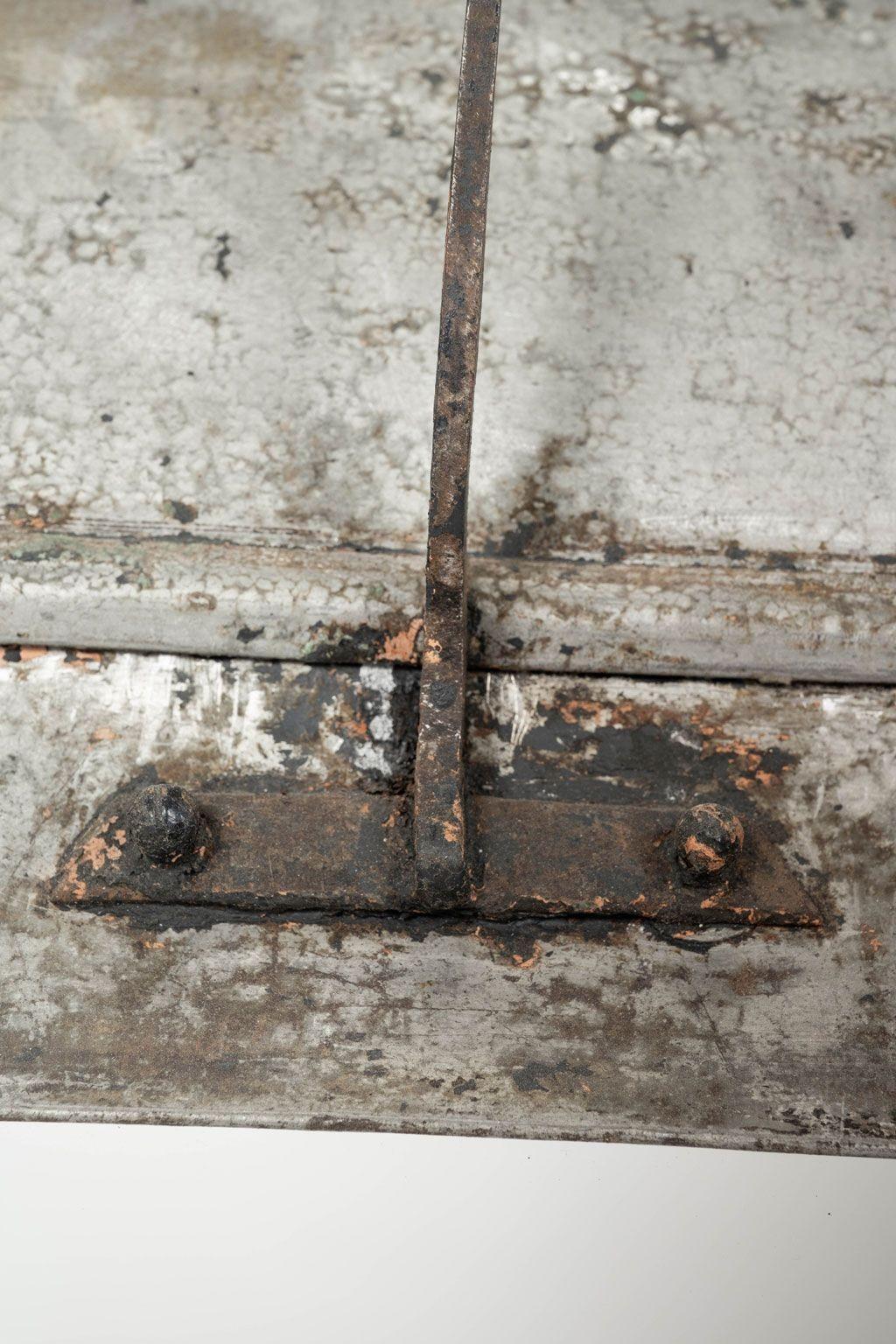 Antike Französisch Tole Glas getäfelten Scheune Laterne im Angebot 9