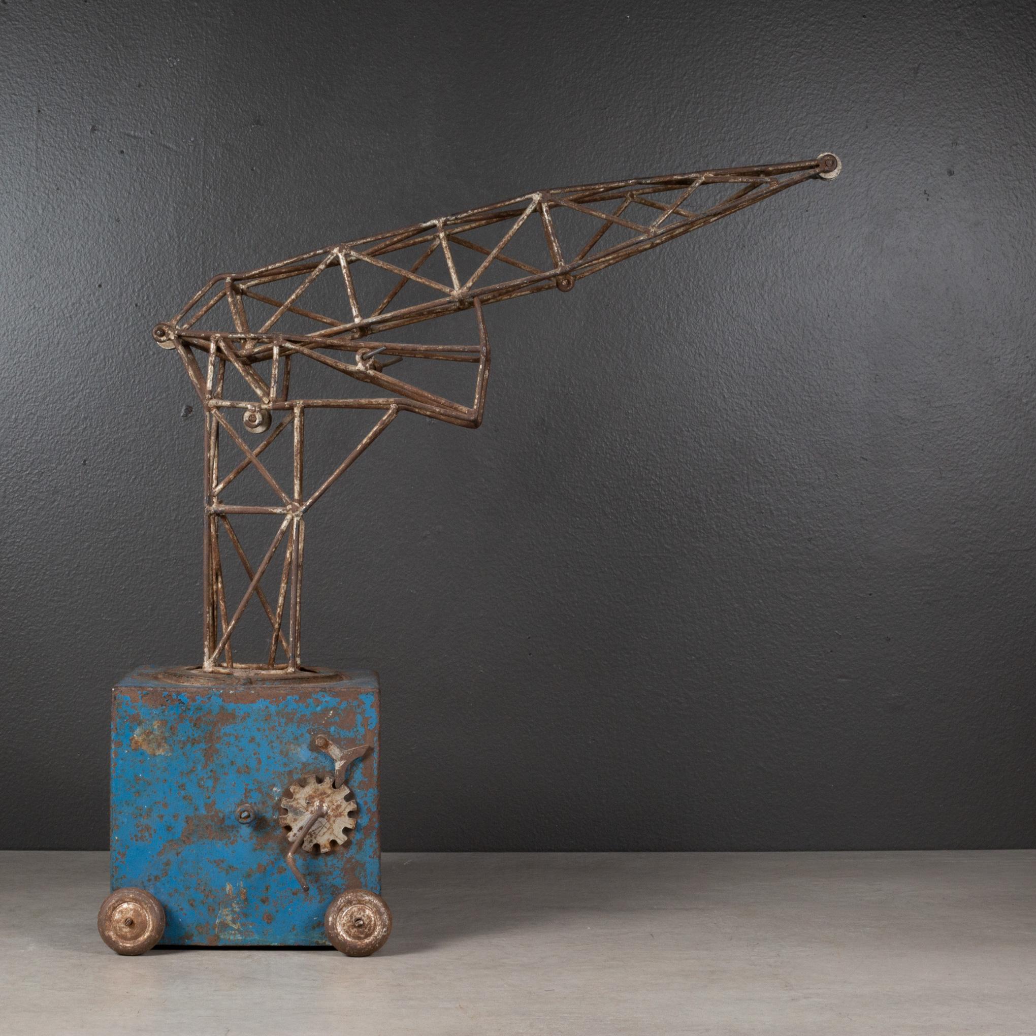 American Antique French Toy Crane, c.1930
