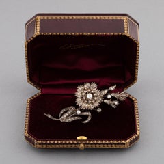 Broche Trembleuse française ancienne et ancienne