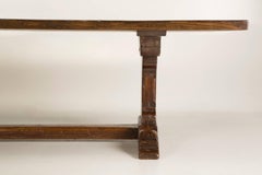 Antique French Trestle Dining Table, circa 1800s