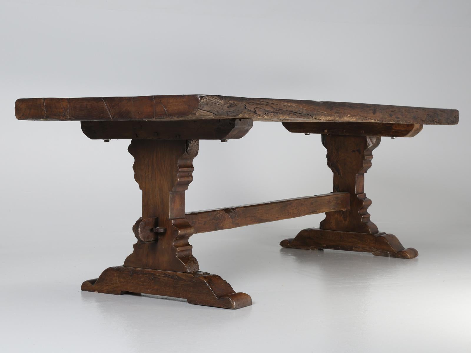 Antique French Trestle Dining Table, circa 1800 6