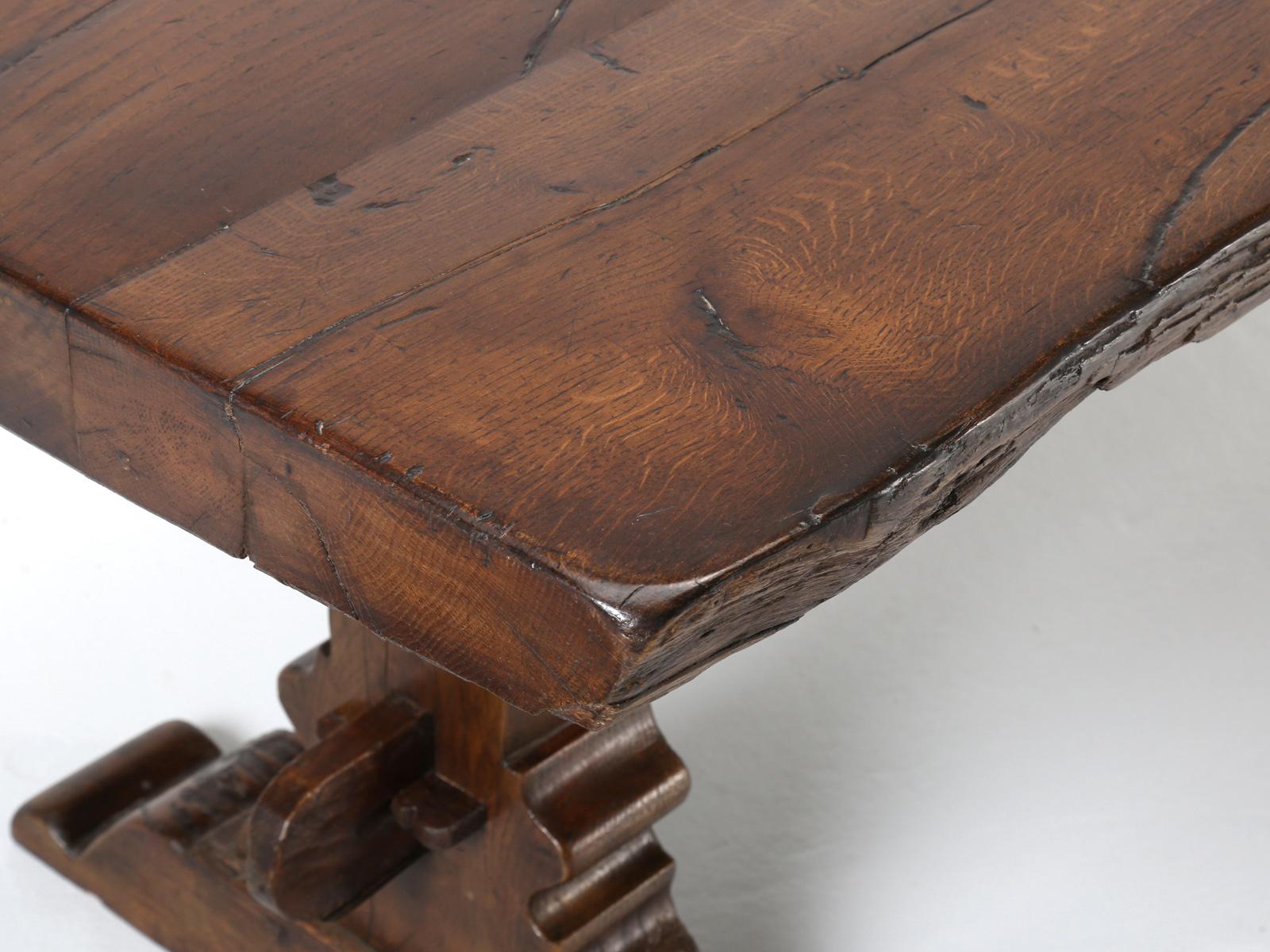 Early 19th Century Antique French Trestle Dining Table, circa 1800