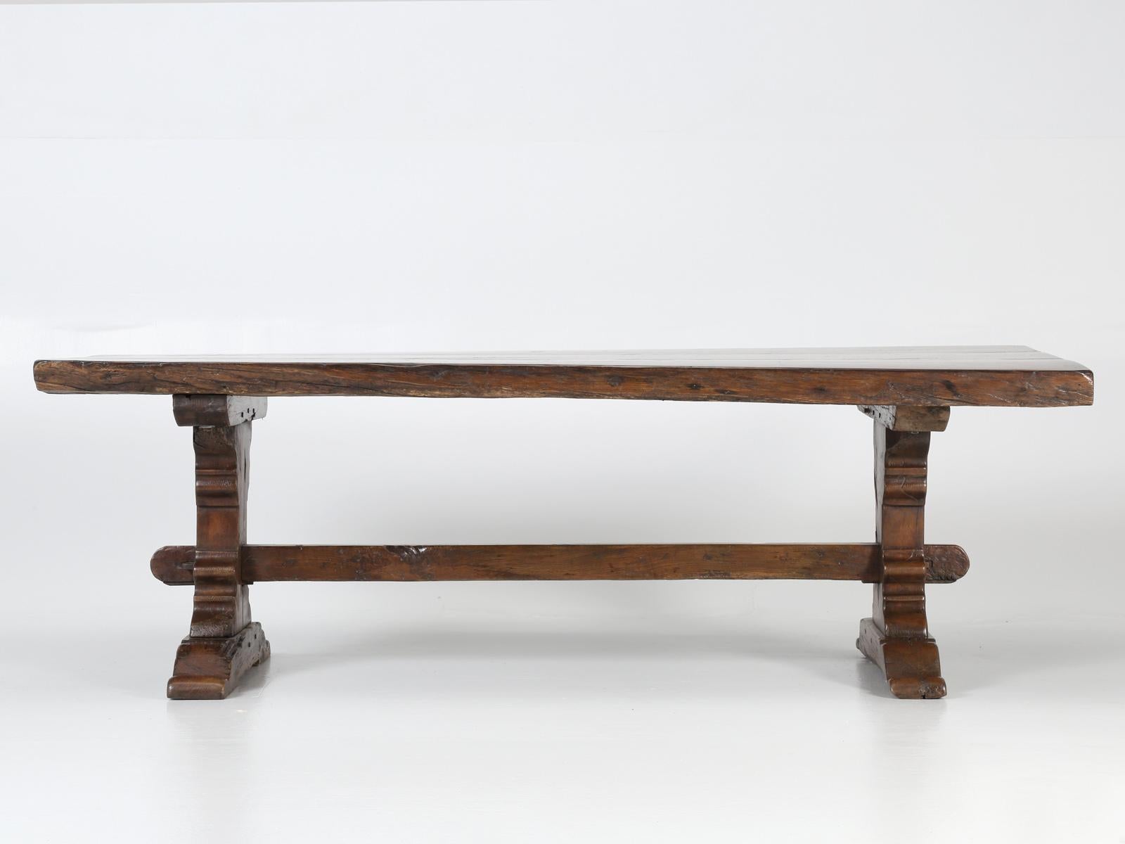 Antique French Trestle Dining Table, circa 1800 1
