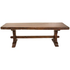 Antique French Trestle Dining Table, circa 1800