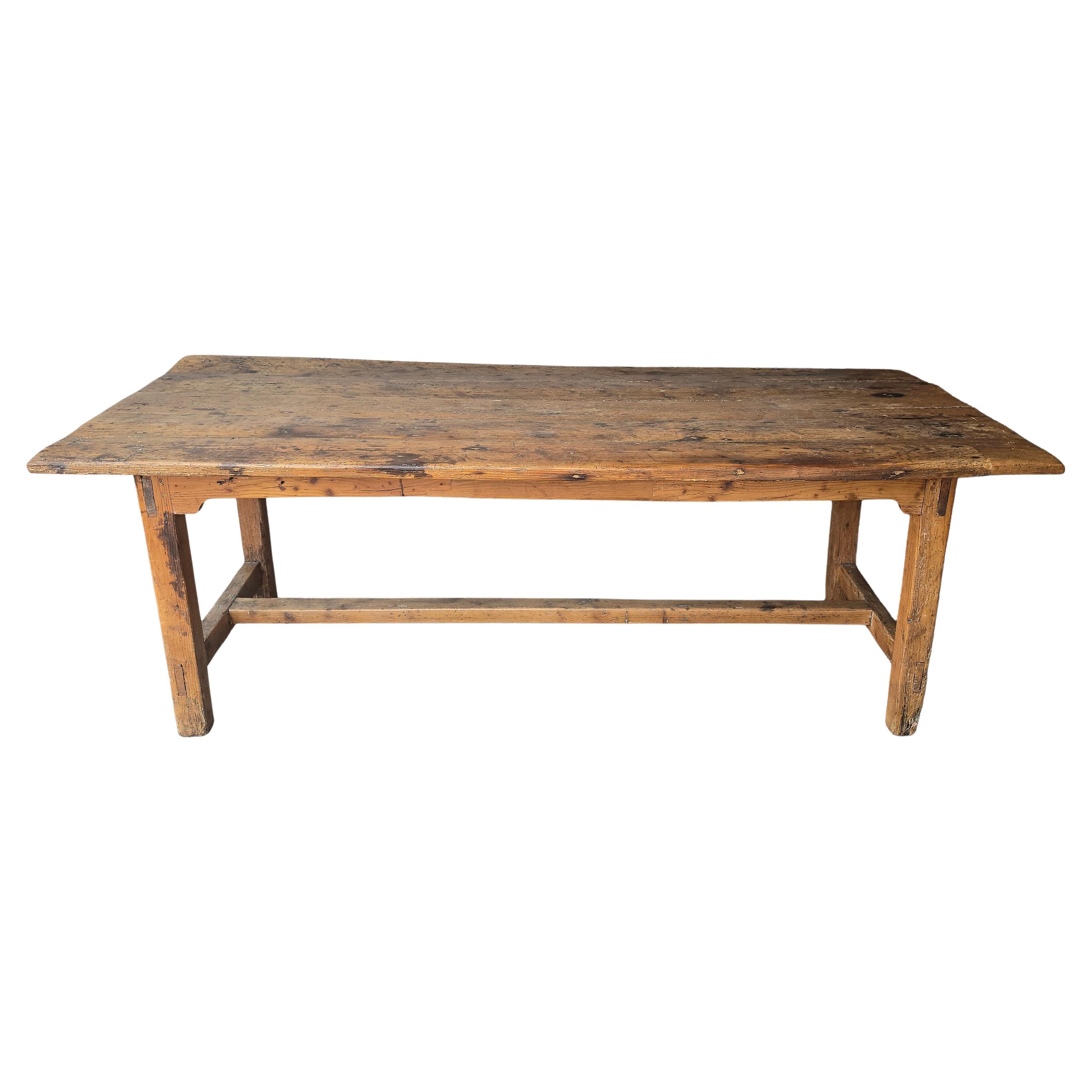 Table à manger à tréteaux Antique French