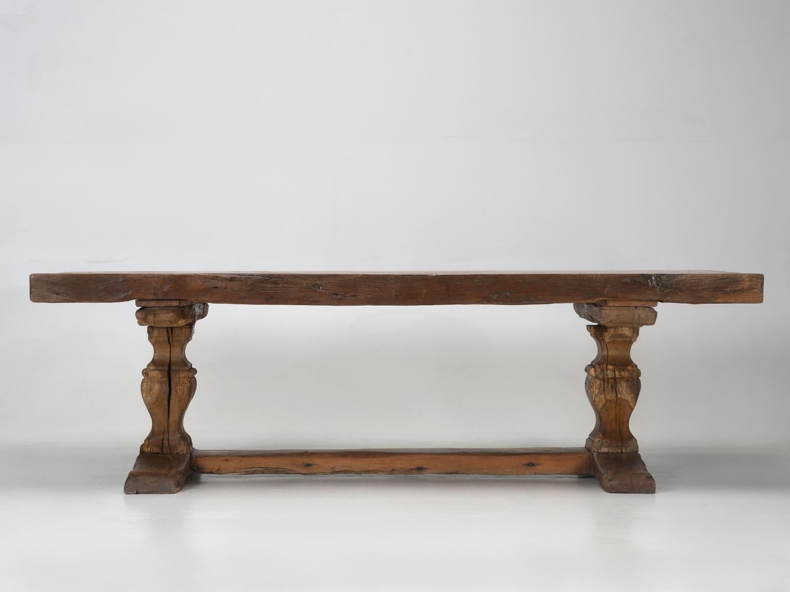 Antique French Trestle Table, circa 300 Years Old 1