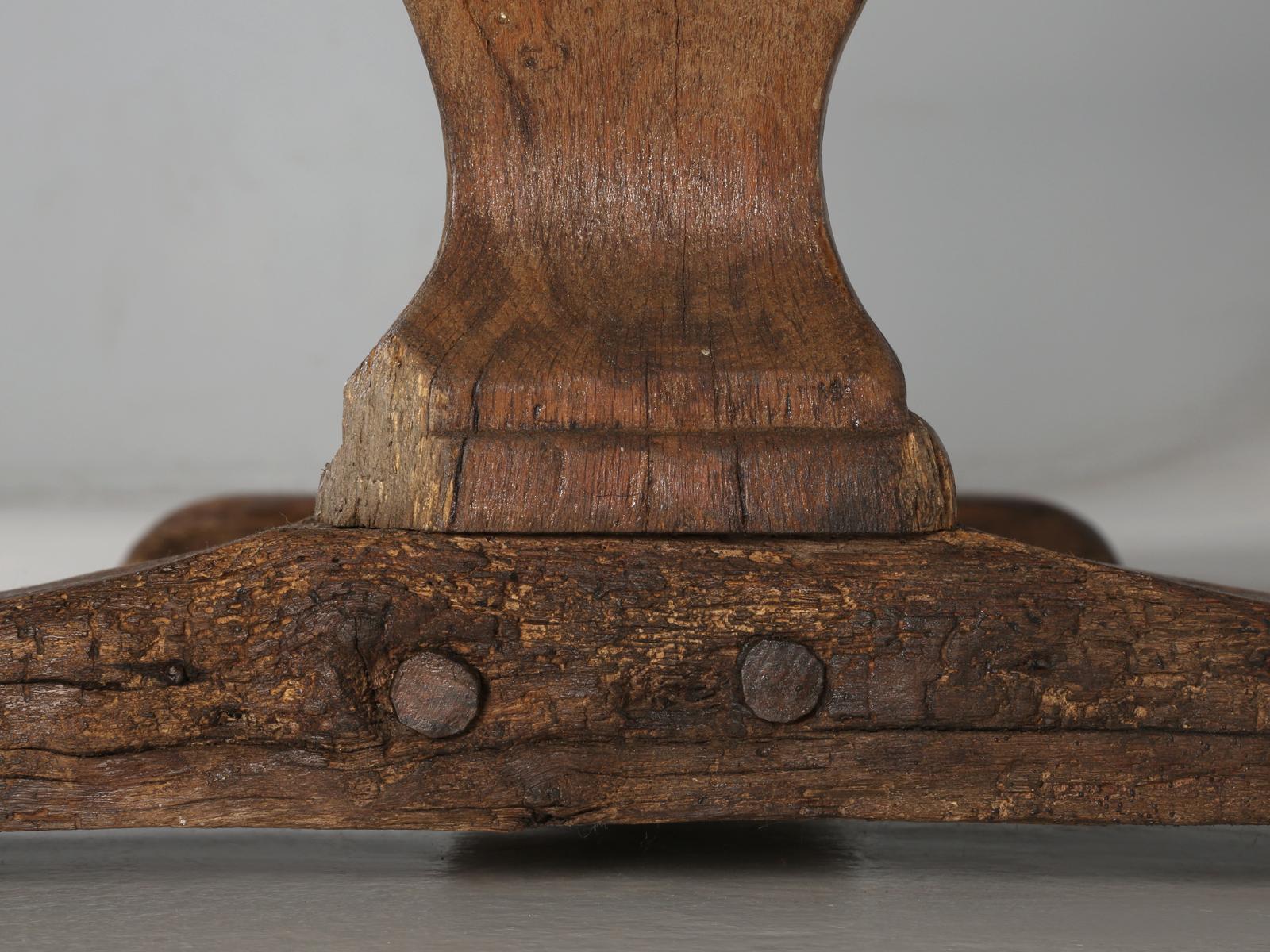 Antique French Trestle Table, circa 300 Years Old 5