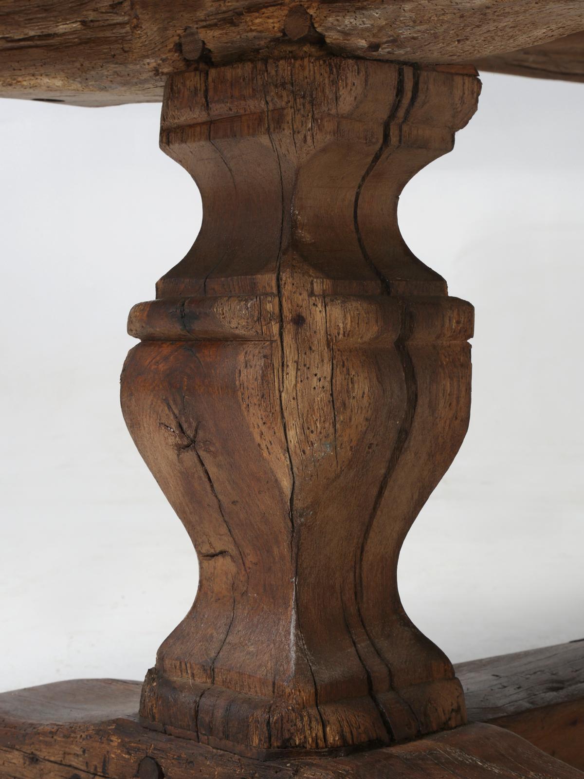 Antique French Trestle Table, circa 300 Years Old 8