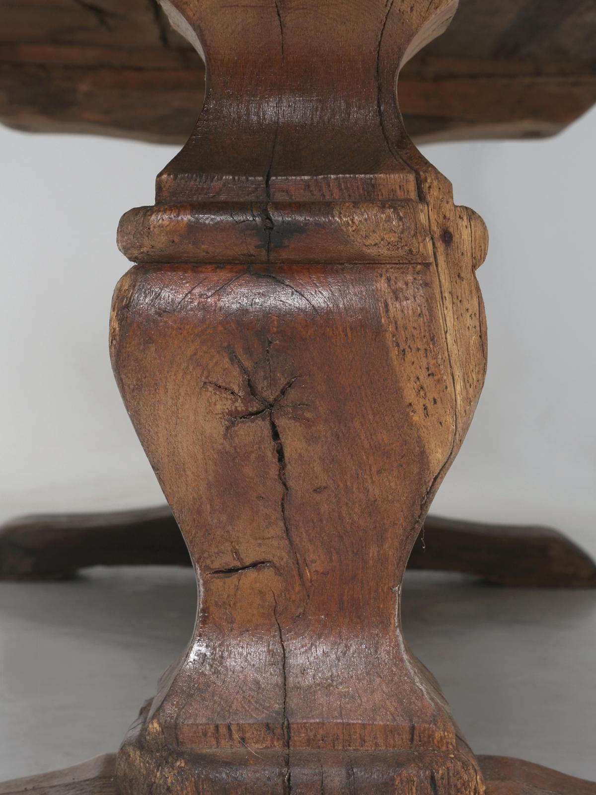 Antique French Trestle Table, circa 300 Years Old 9
