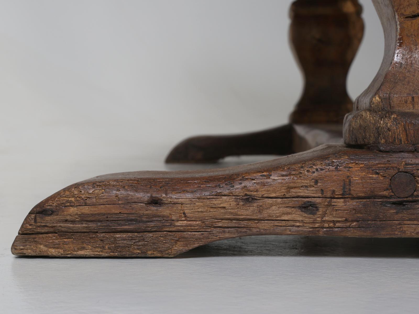 Antique French Trestle Table, circa 300 Years Old 11