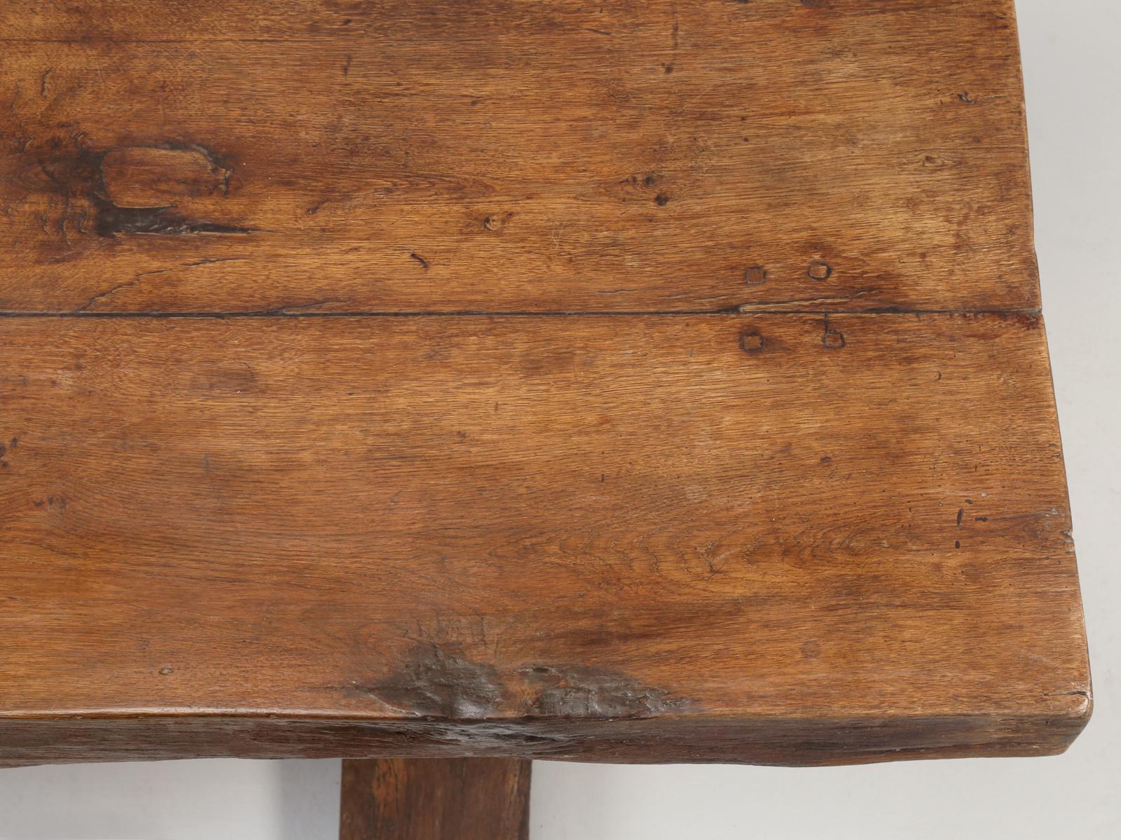 antique trestle table