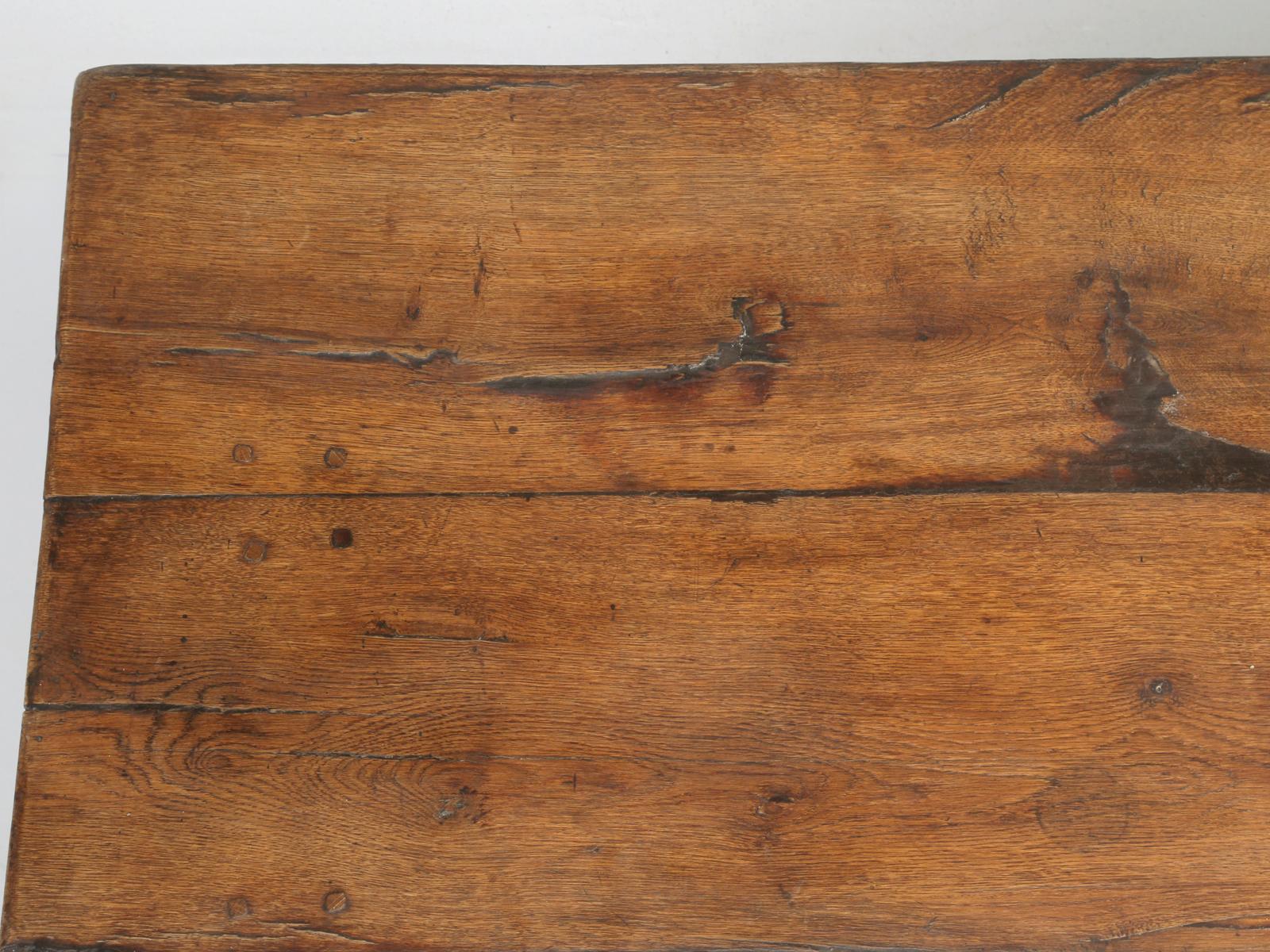 Country Antique French Trestle Table, circa 300 Years Old
