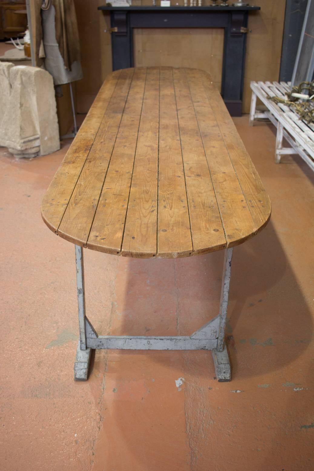 Country Antique French Trestle Table