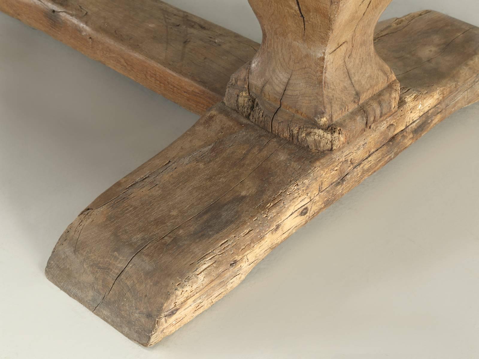 Antique French Trestle Table, circa 300 Years Old 2