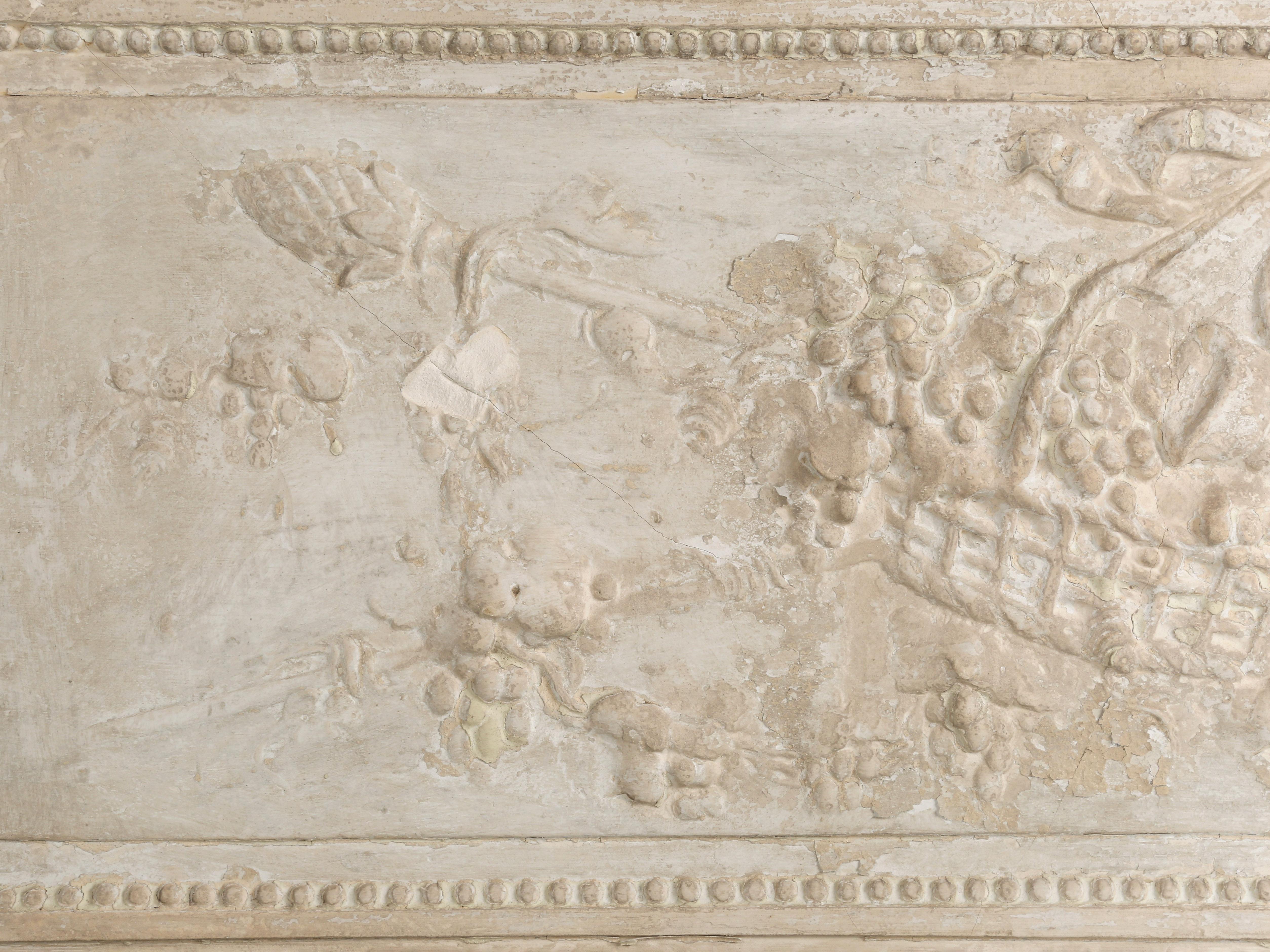 Antique French Trumeau Mirror Unrestauriert Übermäßige Patina oder einfach nur Shabby Chic im Zustand „Gut“ im Angebot in Chicago, IL