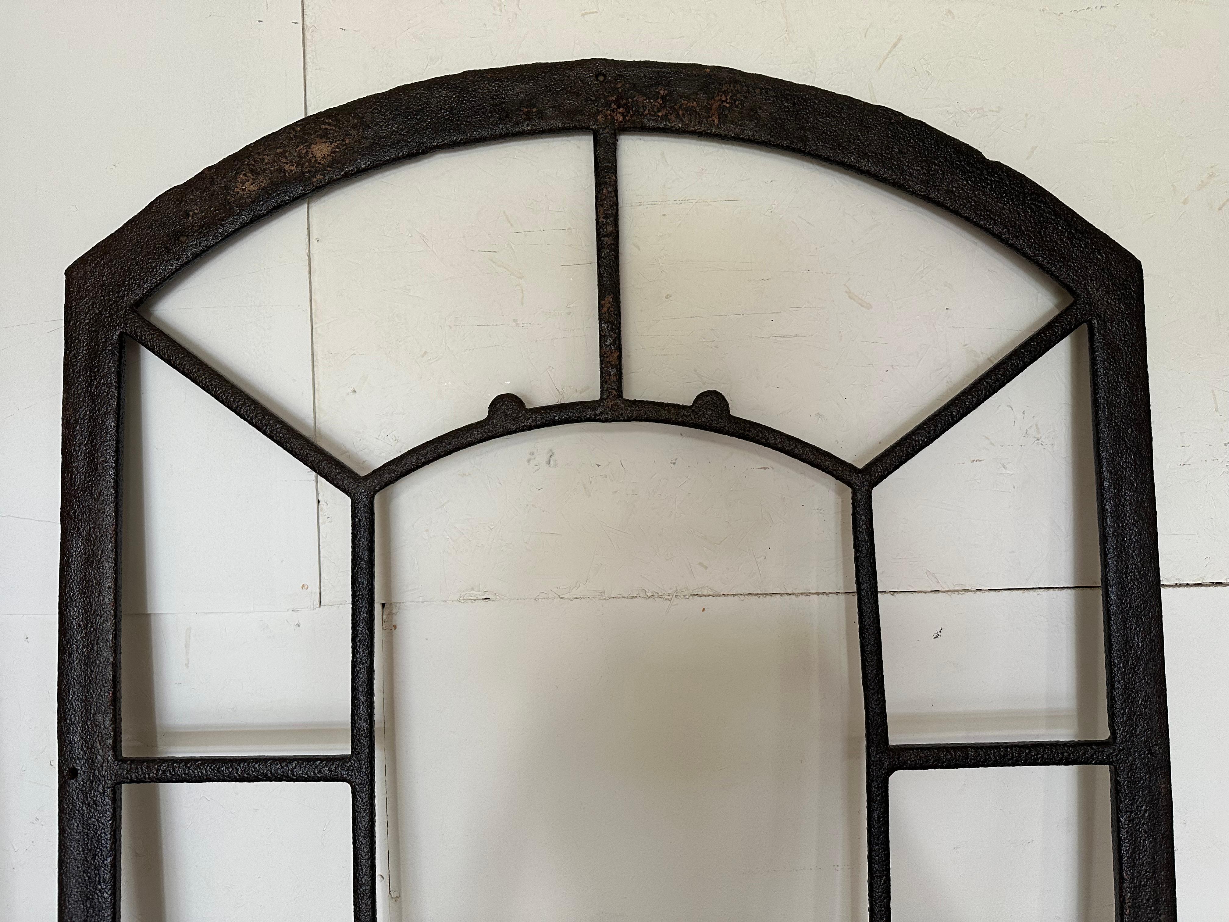 European Antique French Tuileries Orangerie Iron Window or Mirror Frame For Sale