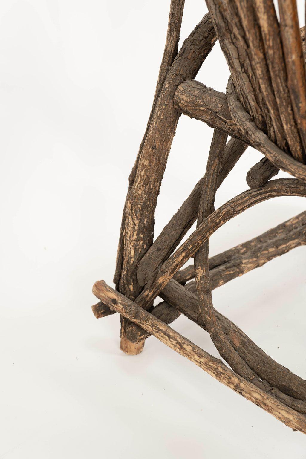 Chaise française ancienne Twig en vente 12